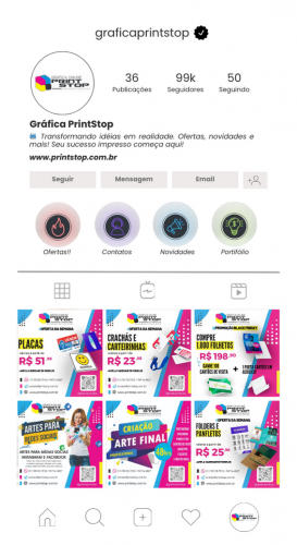 Cartão Feed Instagram Personalizado - Modelo 01